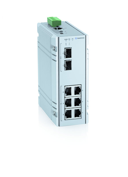 KONTRON ADDS MANAGED 8-PORT TSN SWITCHES TO ITS INDUSTRIAL ETHERNET SOLUTIONS WITH THE KSWITCH D10 MMT SERIES